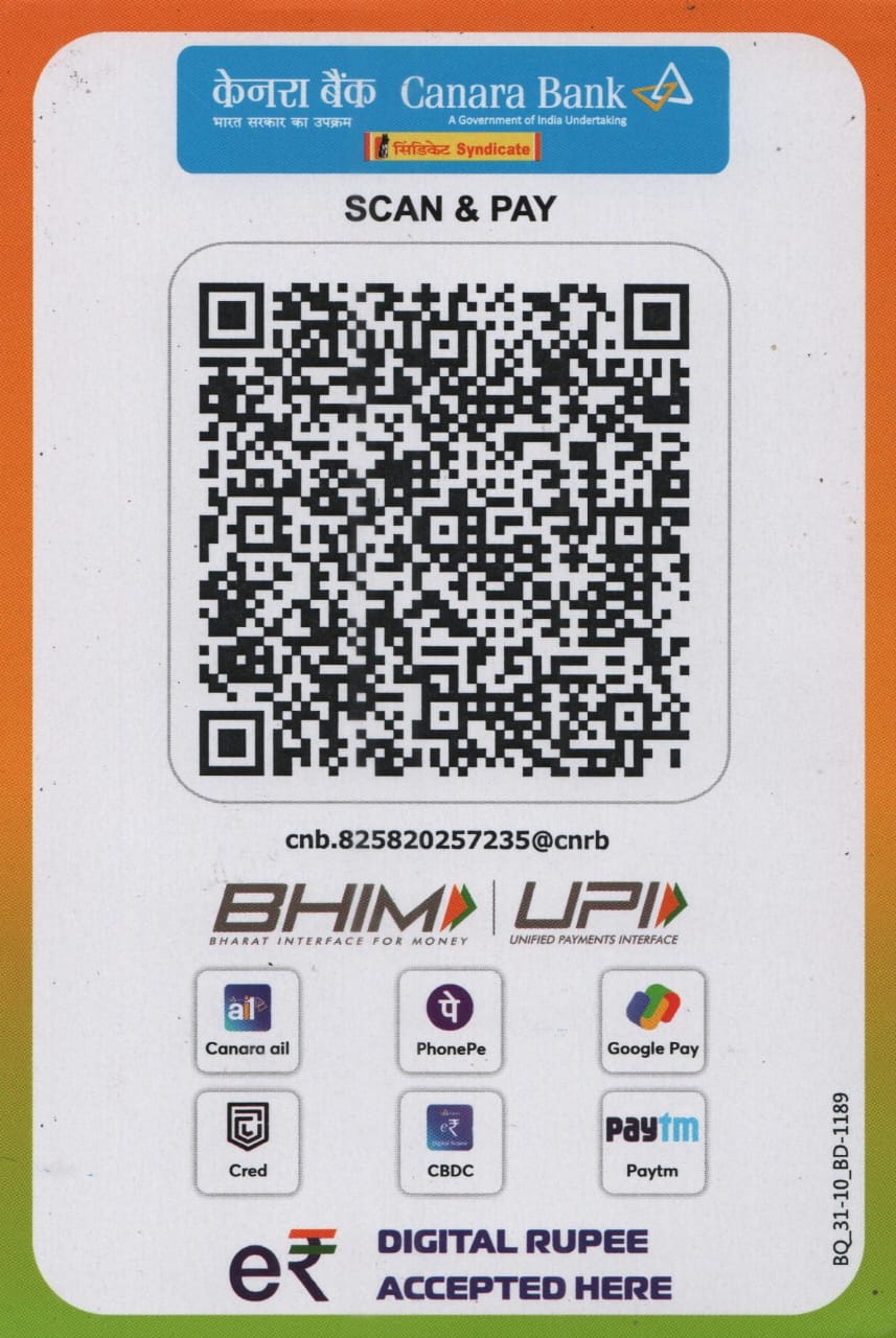 UPI QR code for 25th Hour Clinic — Canara Bank, scan and pay